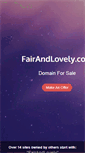 Mobile Screenshot of fairandlovely.com